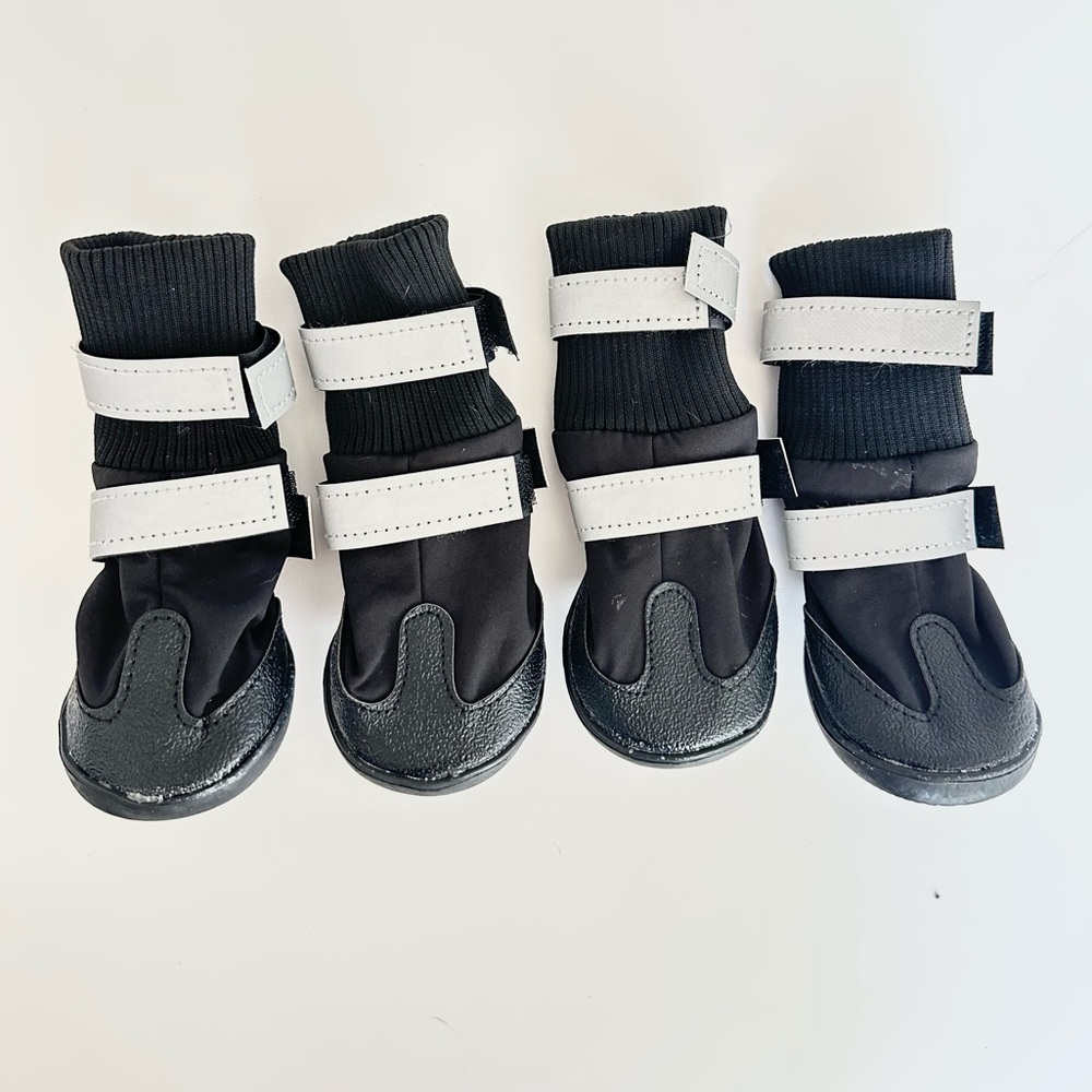 NWT Petco Paw Protect Dog Boots/Shoes For All-Weather, Assorted Sizes, Black